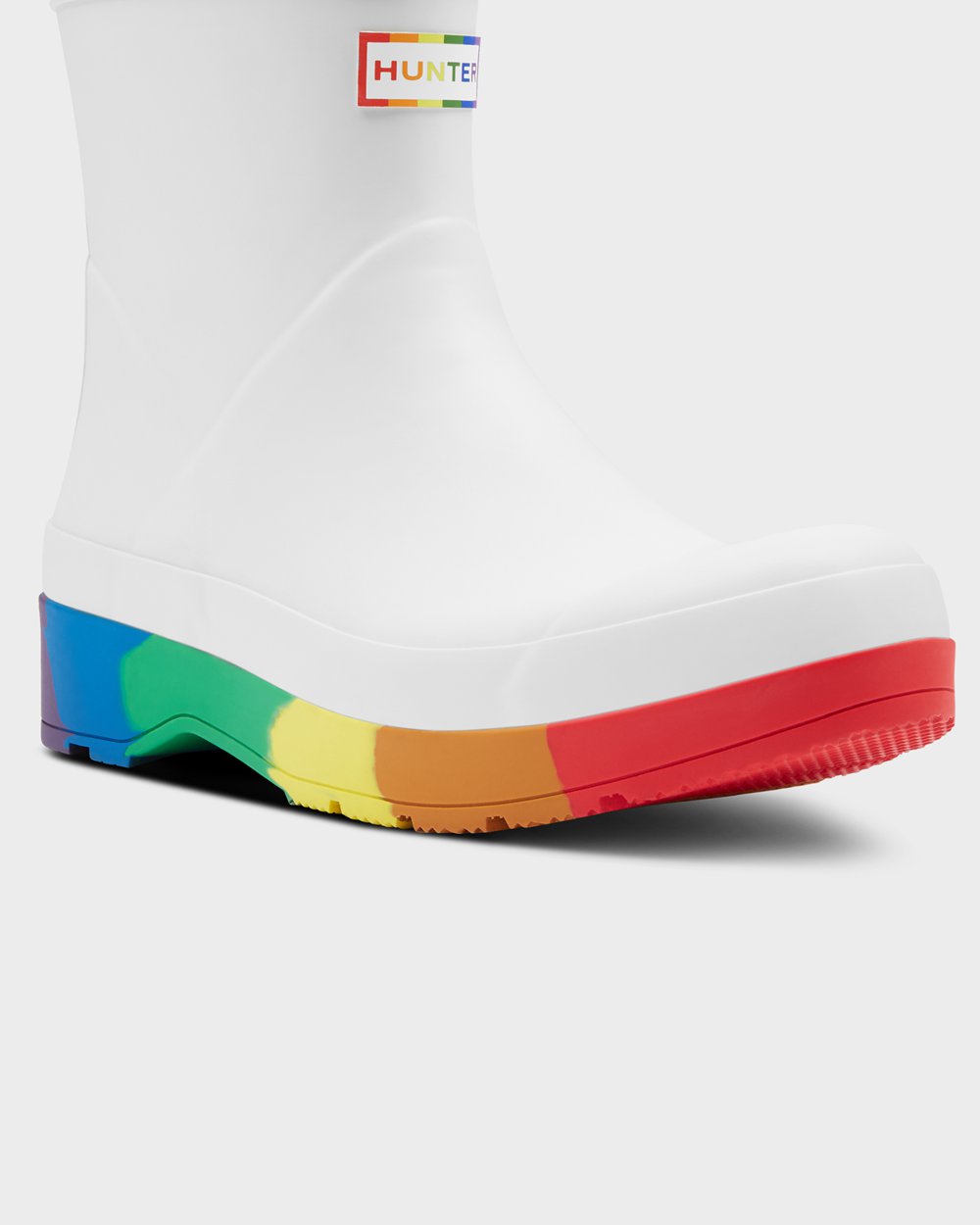 Play Botas Hunter Hombre - Original Pride Heeled Rain - Blancos - RTAWSXQ-72